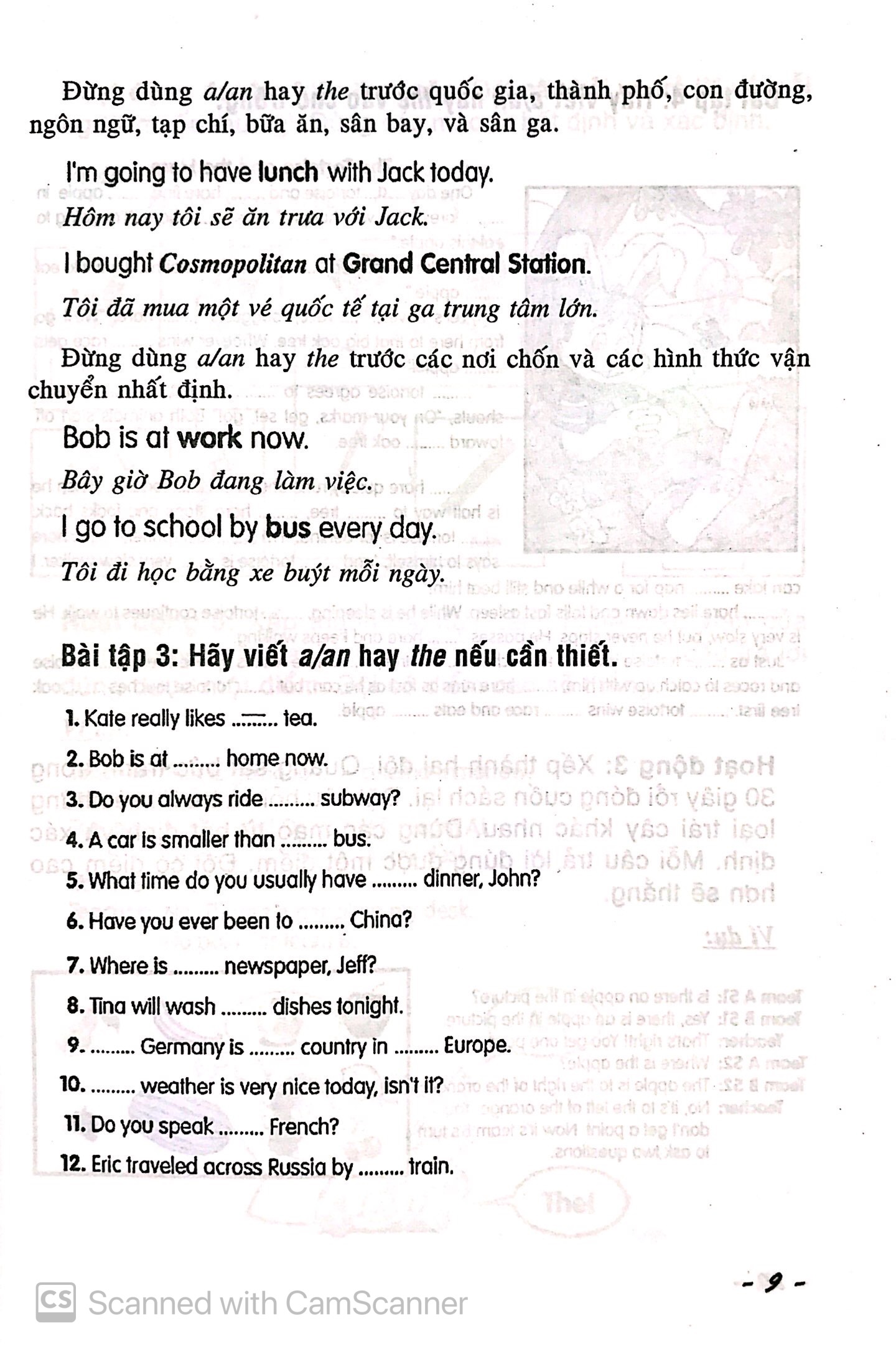 bộ học ngữ pháp tiếng anh vui nhộn qua hình - quyển 2 - Ảnh 8