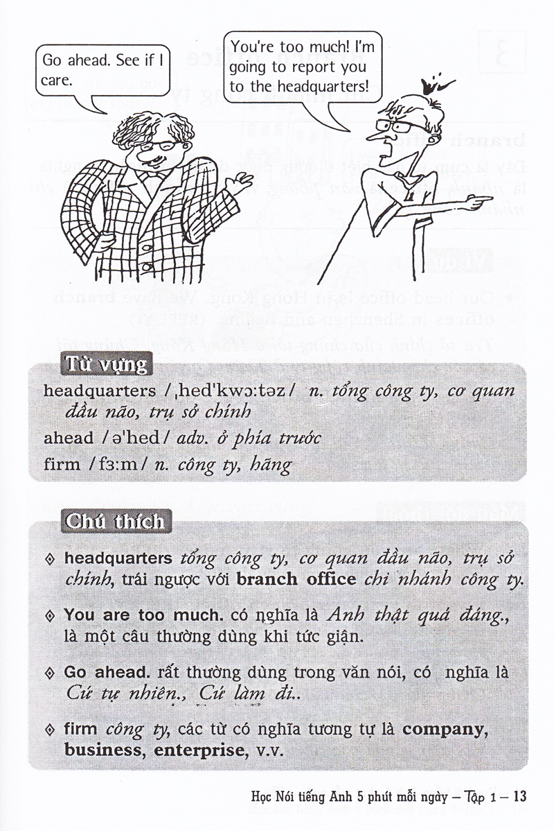 bộ học nói tiếng anh 5 phút mỗi ngày - tập 1 (kèm cd) - Ảnh 13