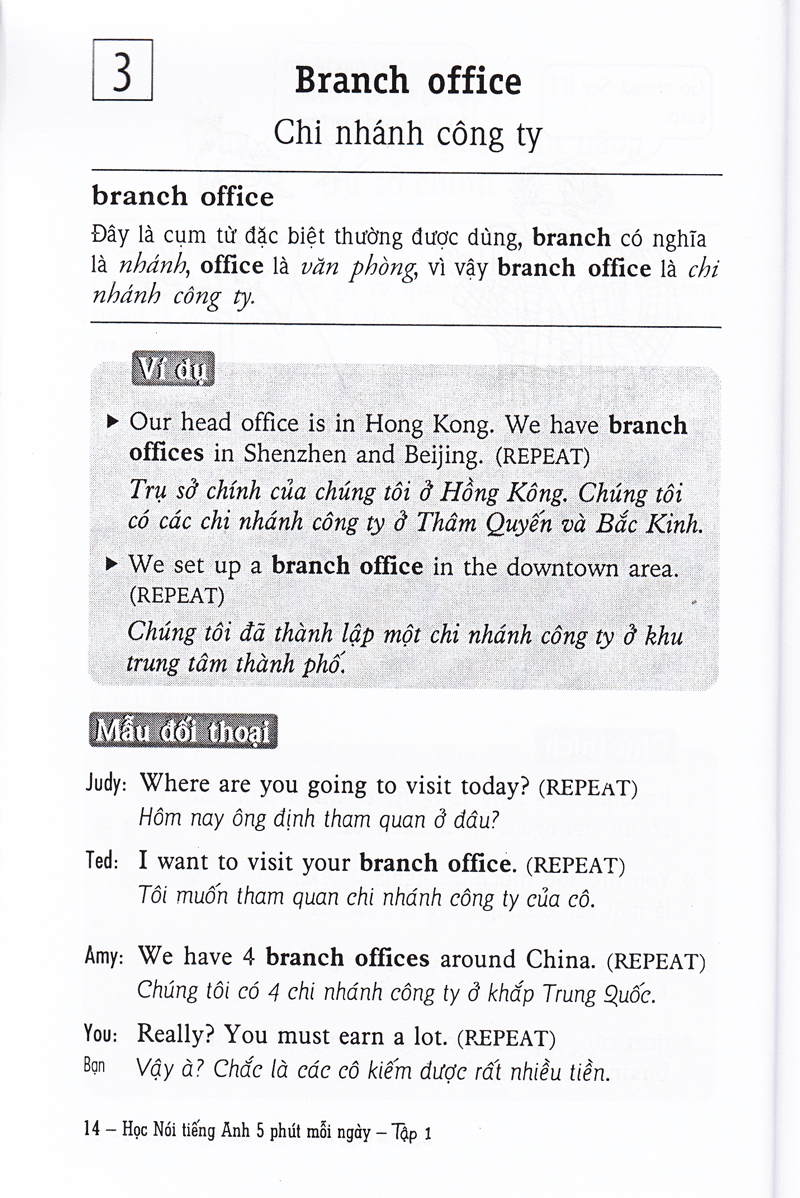 bộ học nói tiếng anh 5 phút mỗi ngày - tập 1 (kèm cd) - Ảnh 14