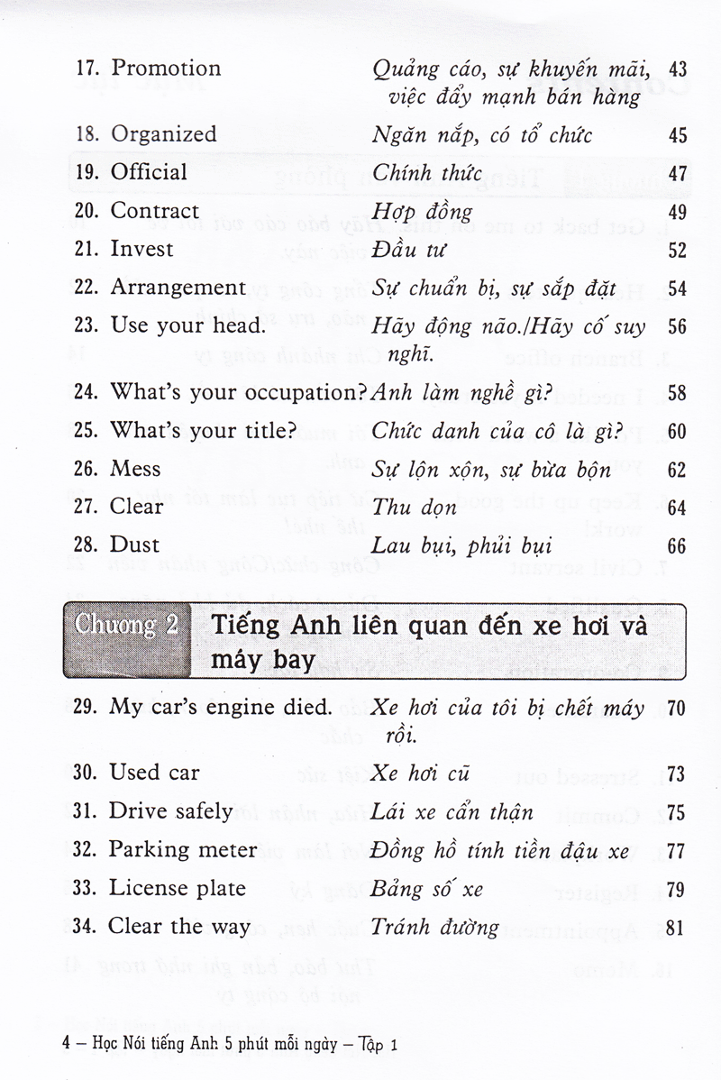 bộ học nói tiếng anh 5 phút mỗi ngày - tập 1 (kèm cd) - Ảnh 5