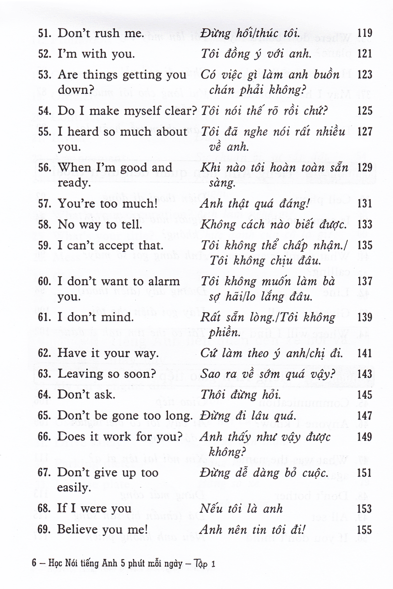 bộ học nói tiếng anh 5 phút mỗi ngày - tập 1 (kèm cd) - Ảnh 7