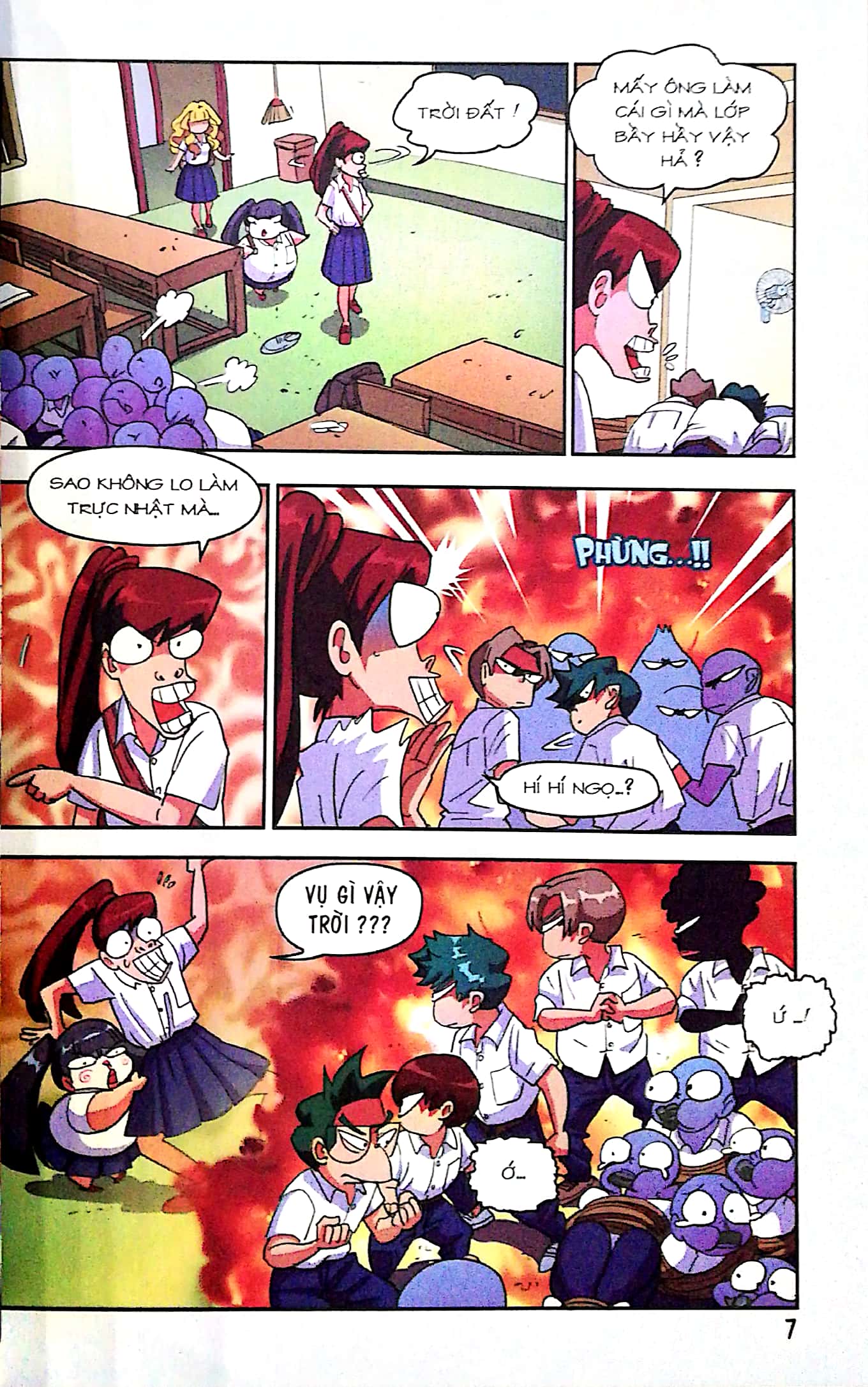 bộ học sinh chân kinh - tập 11: va lung tung - Ảnh 6