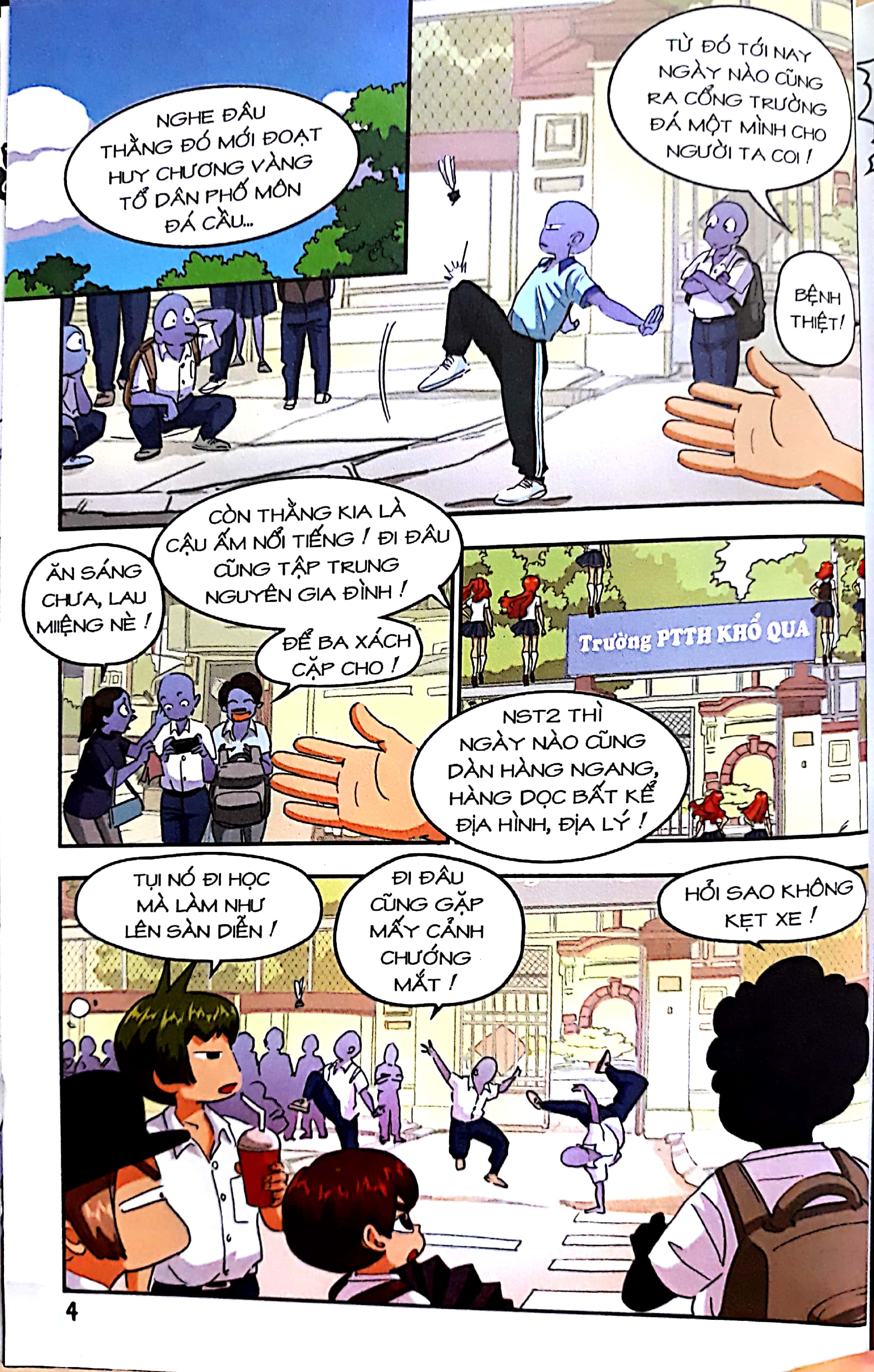 bộ học sinh chân kinh - tập 13 - vắng mợ thì chợ vẫn đông - Ảnh 3