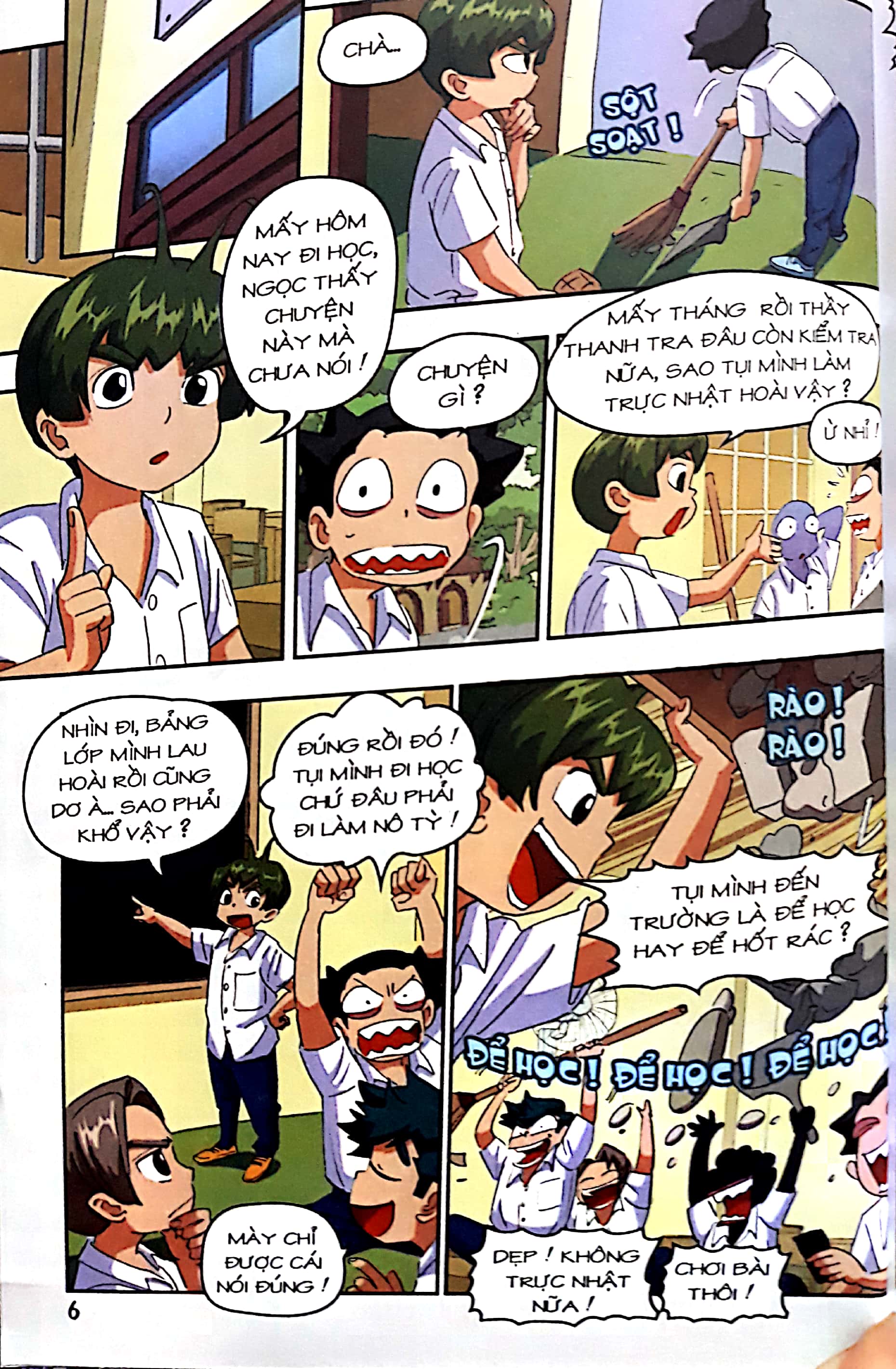 bộ học sinh chân kinh - tập 13 - vắng mợ thì chợ vẫn đông - Ảnh 5