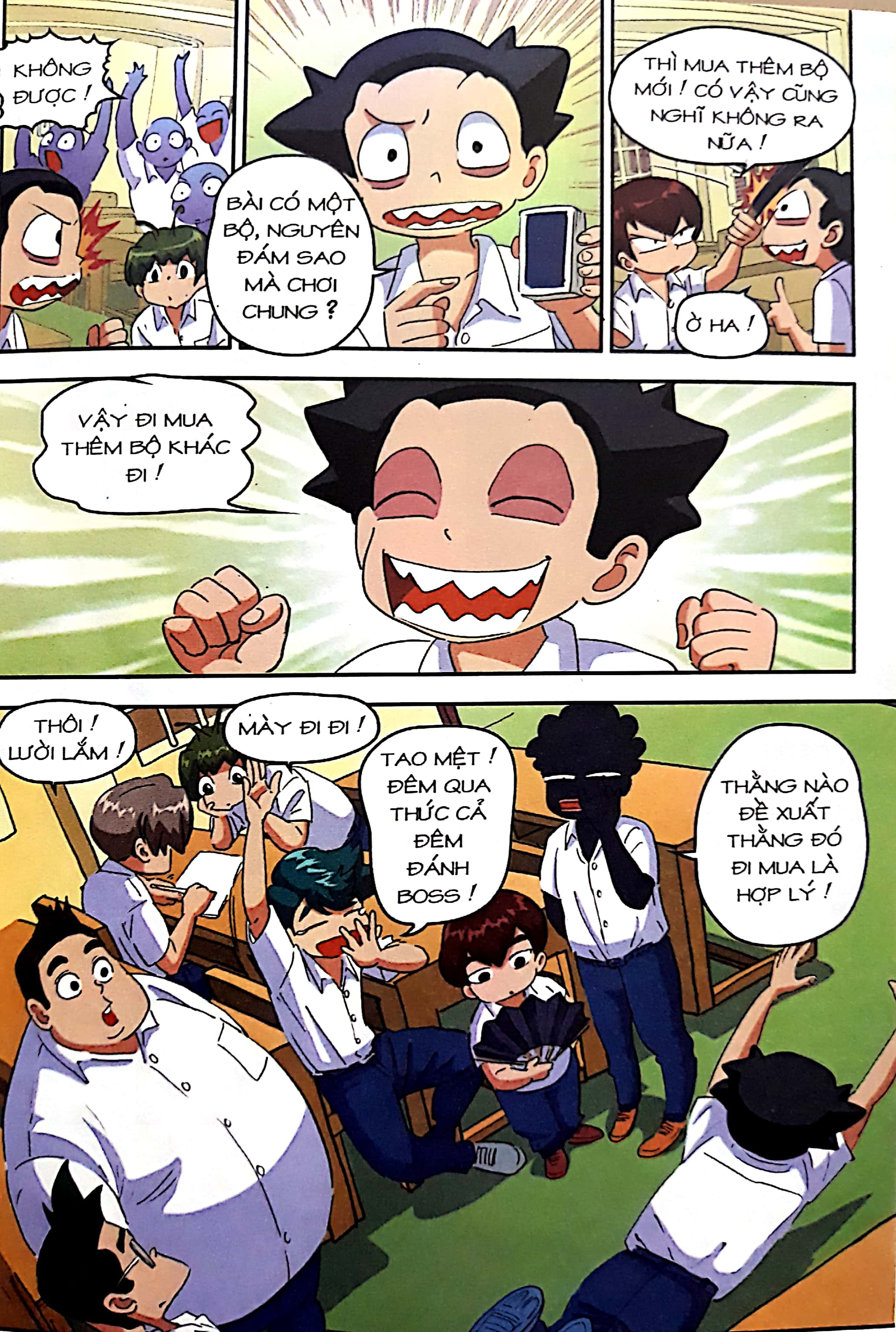 bộ học sinh chân kinh - tập 13 - vắng mợ thì chợ vẫn đông - Ảnh 6