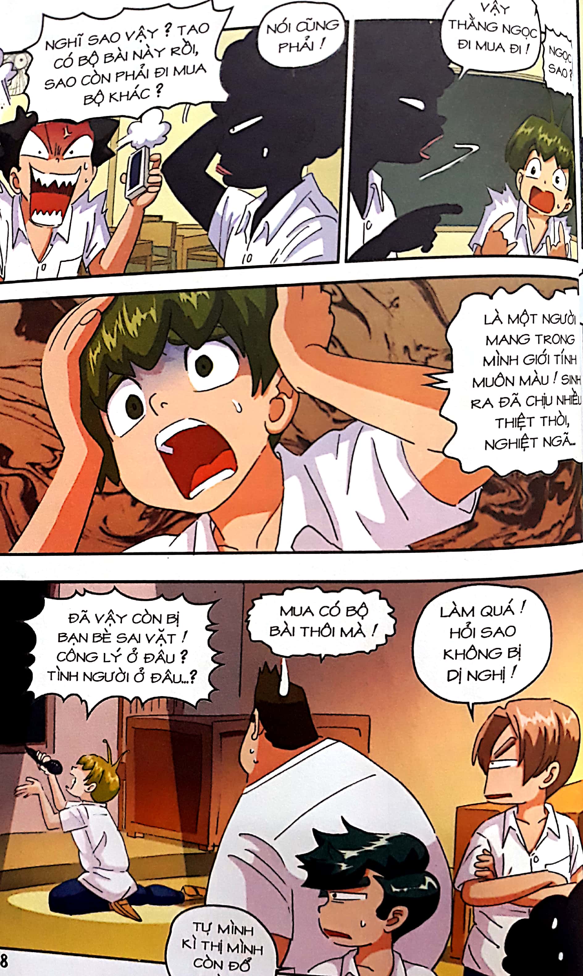 bộ học sinh chân kinh - tập 13 - vắng mợ thì chợ vẫn đông - Ảnh 7