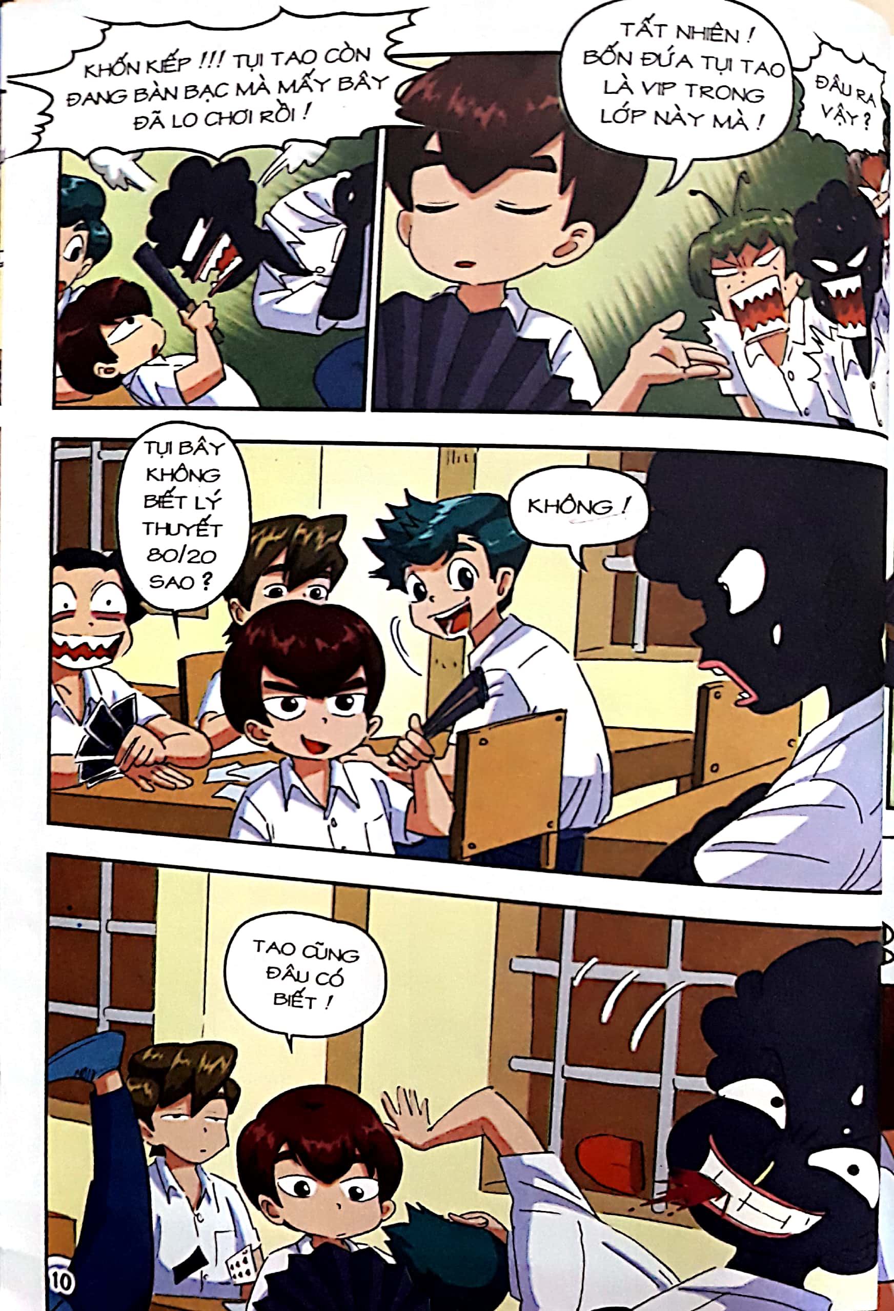 bộ học sinh chân kinh - tập 13 - vắng mợ thì chợ vẫn đông - Ảnh 9