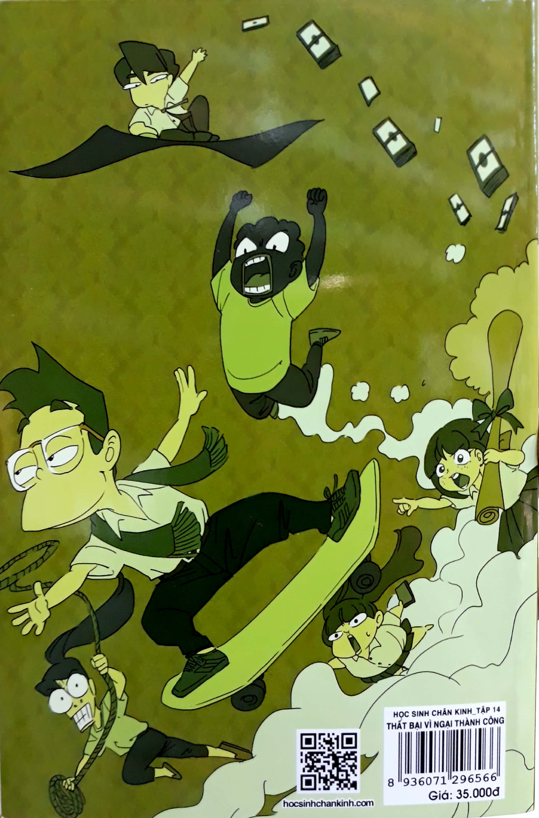 bộ học sinh chân kinh - tập 14: thất bại vì ngại thành công - Ảnh 2