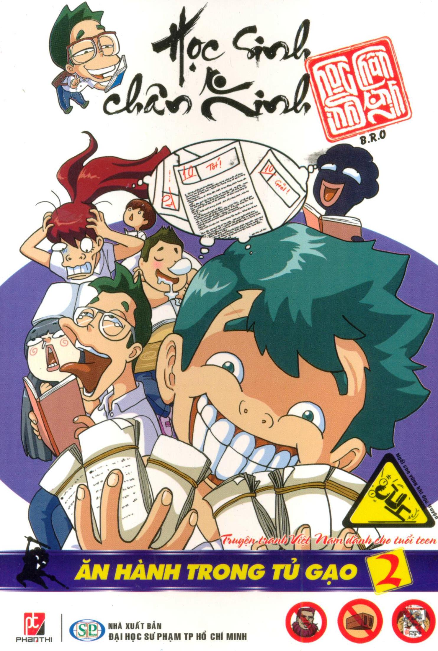 bộ học sinh chân kinh - tập 2 - ăn hành trong tủ gạo - Ảnh 2