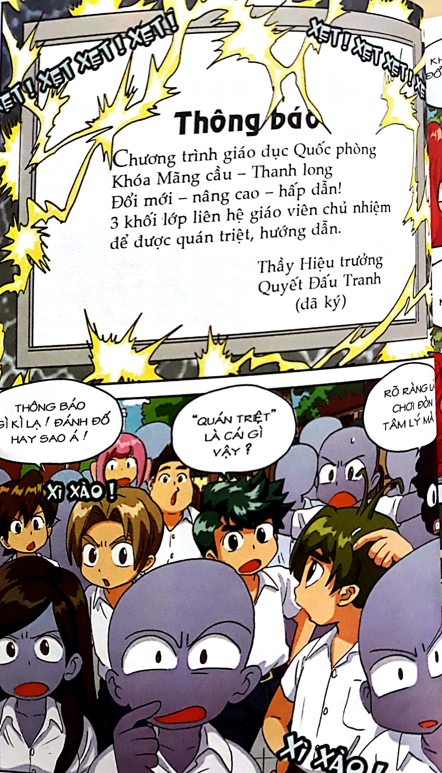 bộ học sinh chân kinh - tập 21: trung đội bê ta - Ảnh 10