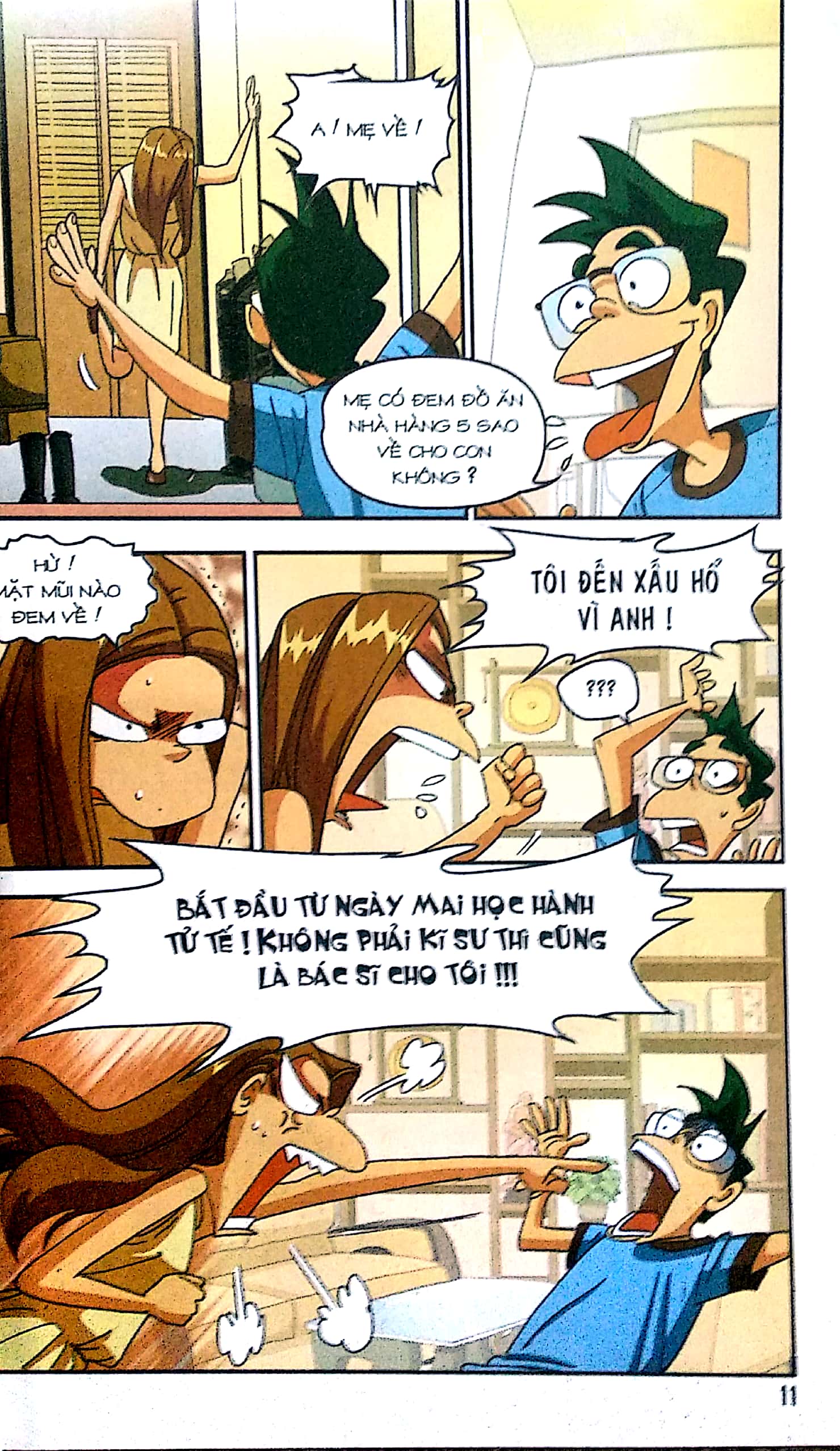 bộ học sinh chân kinh - tập 9: phụ huynh đi bụi - Ảnh 9