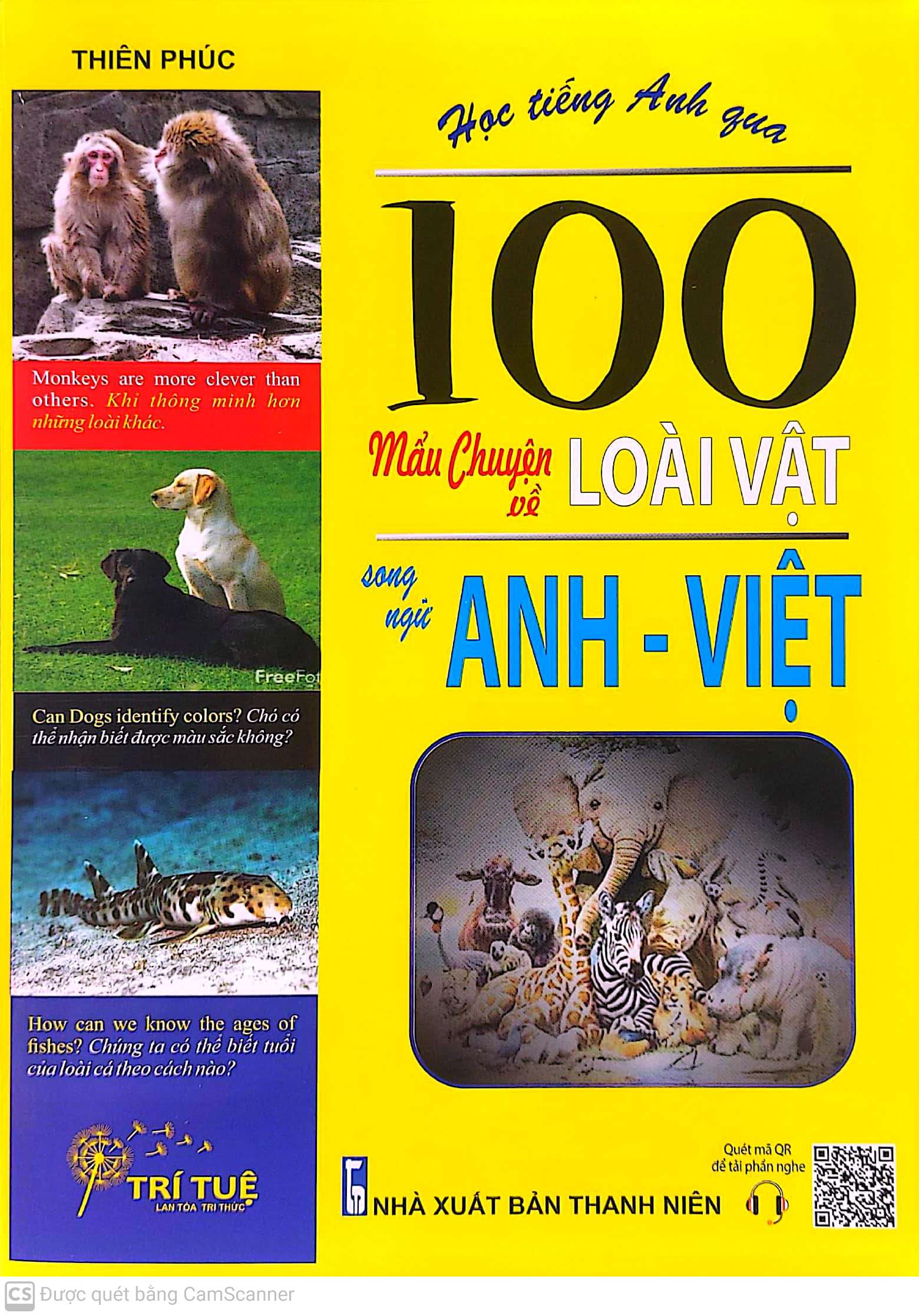 bộ học tiếng anh qua 100 mẩu chuyện về loài vật (song ngữ anh - việt) - Ảnh 2