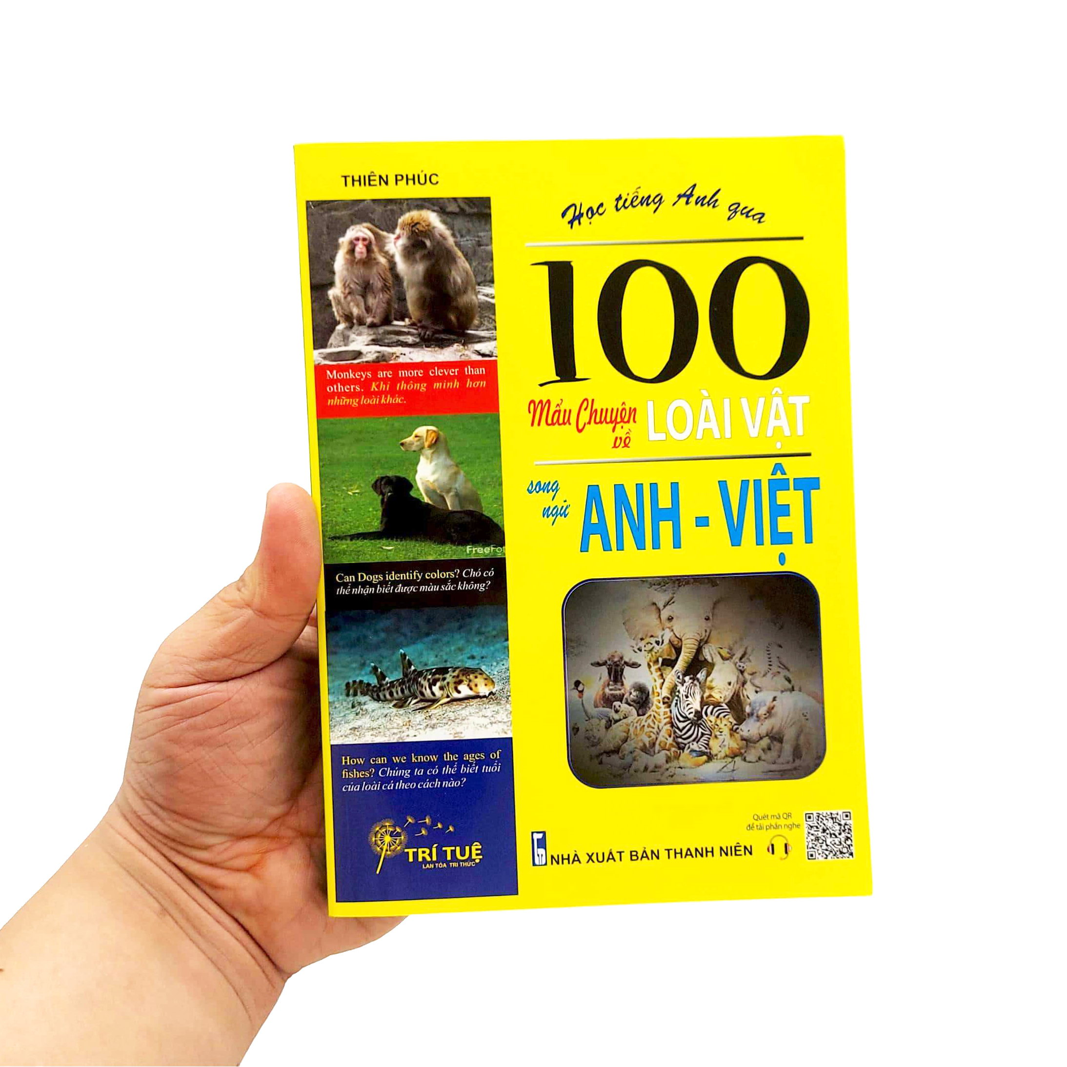 bộ học tiếng anh qua 100 mẩu chuyện về loài vật (song ngữ anh - việt) - Ảnh 8