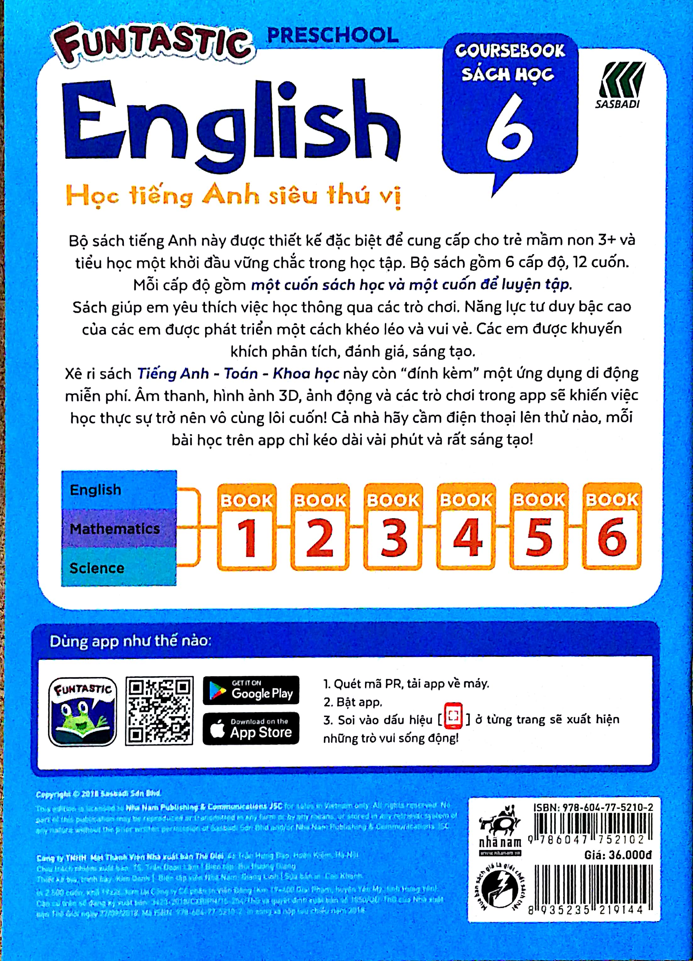 bộ học tiếng anh siêu thú vị - sách học 6 - Ảnh 6