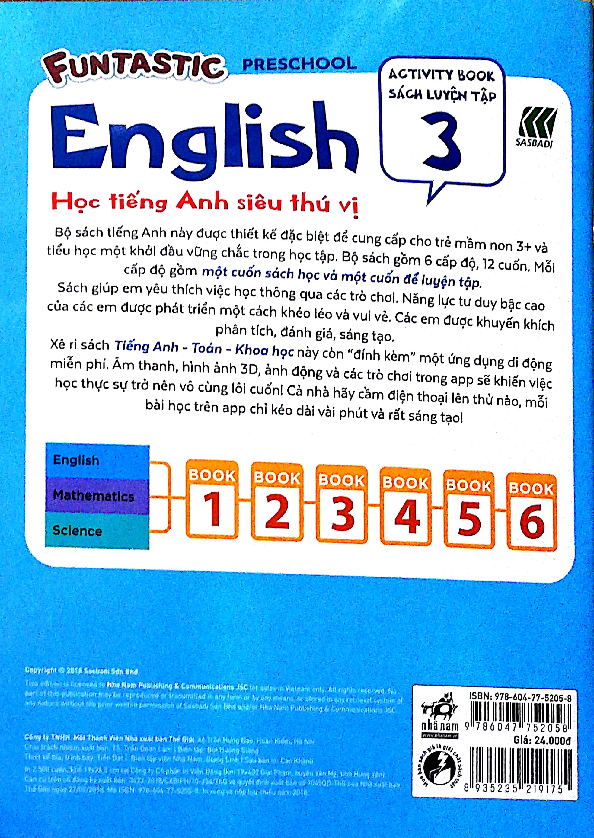 bộ học tiếng anh siêu thú vị - sách luyện tập 3 - Ảnh 6