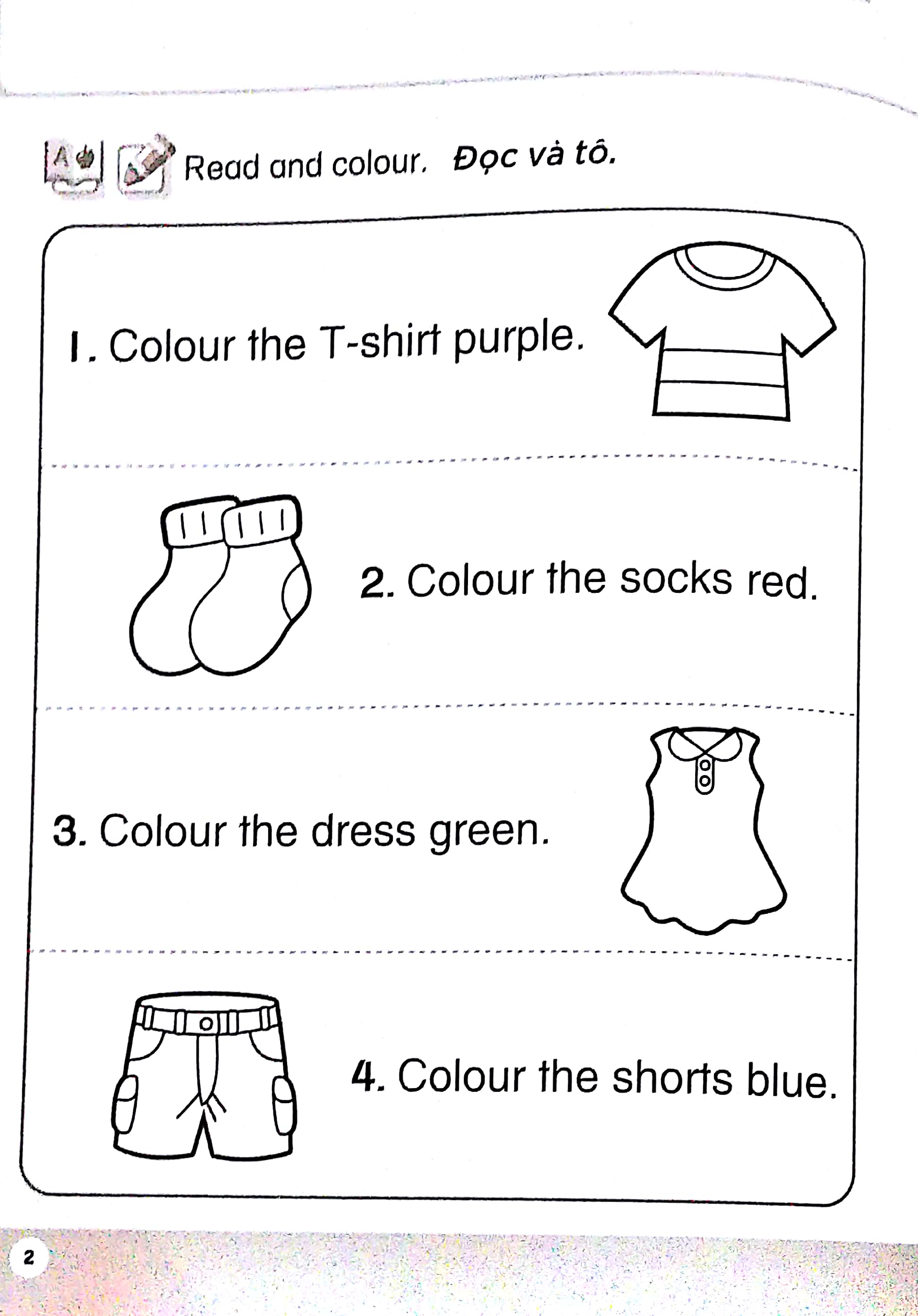 bộ học tiếng anh siêu thú vị - sách luyện tập 4 - Ảnh 3