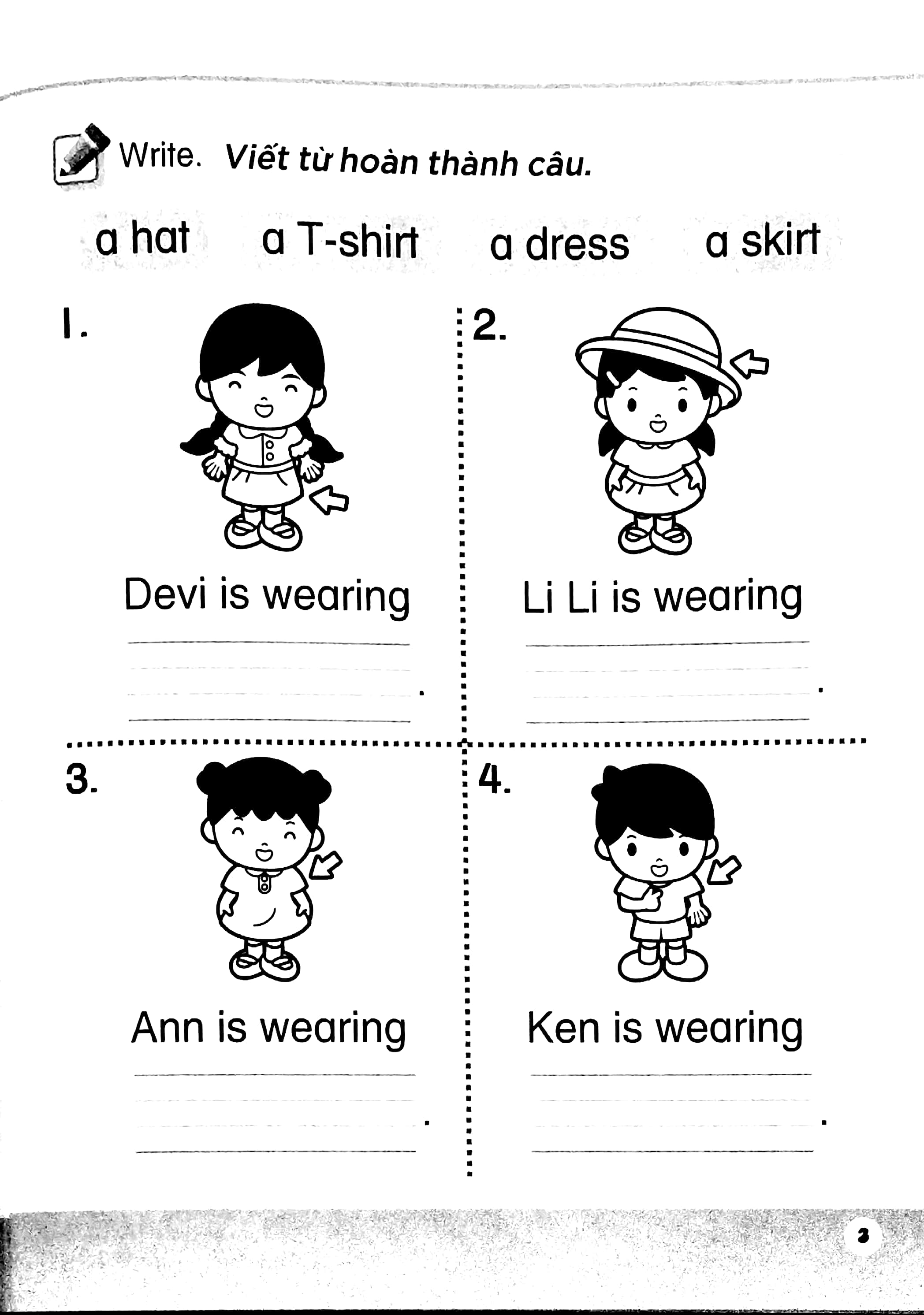 bộ học tiếng anh siêu thú vị - sách luyện tập 4 - Ảnh 4