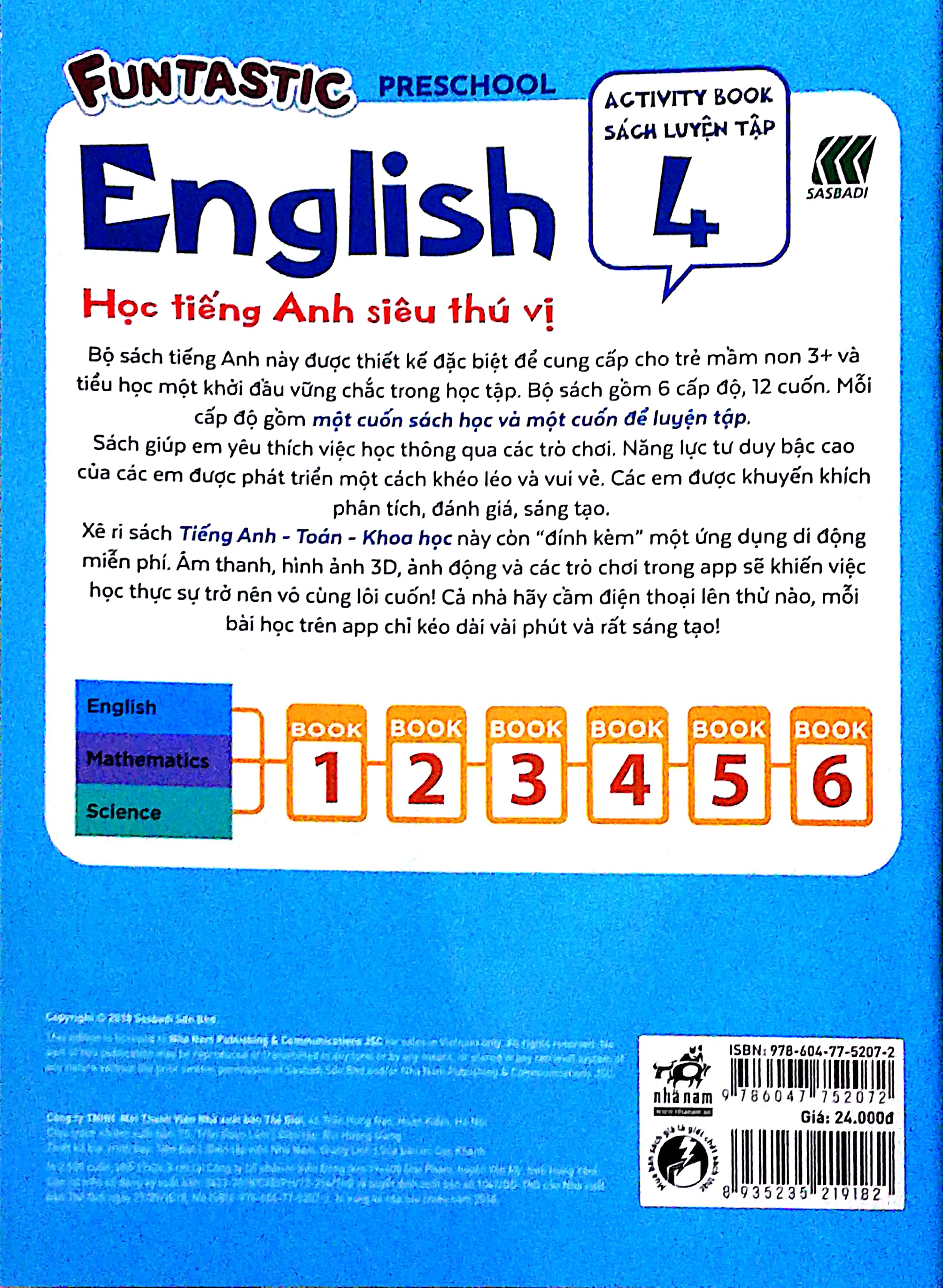 bộ học tiếng anh siêu thú vị - sách luyện tập 4 - Ảnh 6