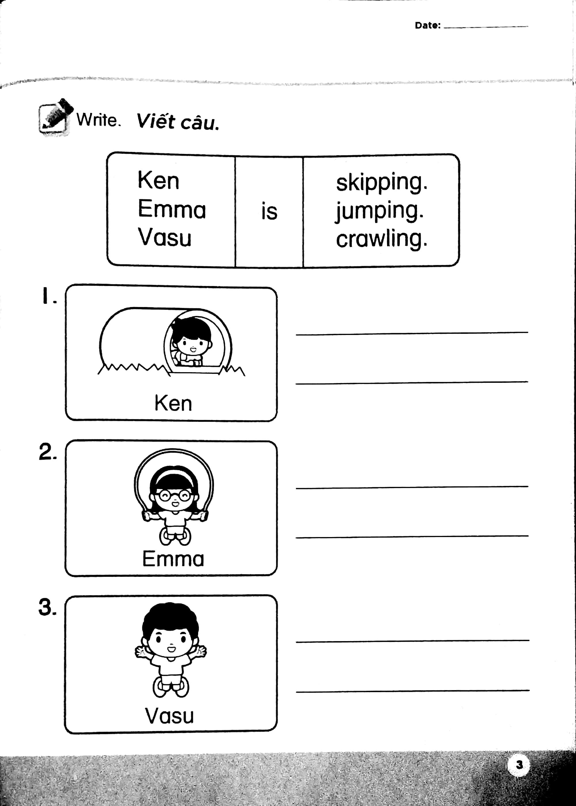 bộ học tiếng anh siêu thú vị - sách luyện tập 5 - Ảnh 6