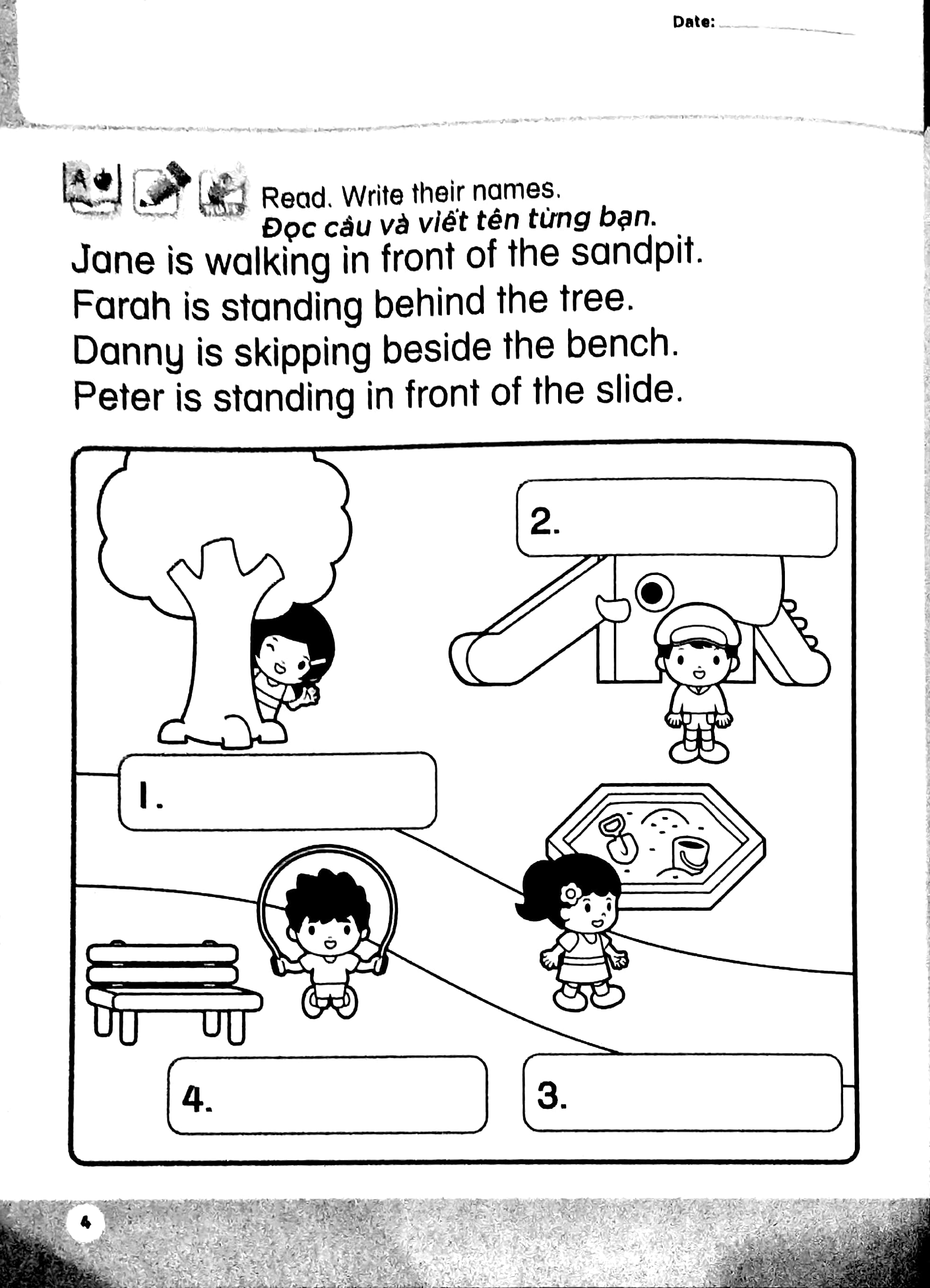 bộ học tiếng anh siêu thú vị - sách luyện tập 5 - Ảnh 7