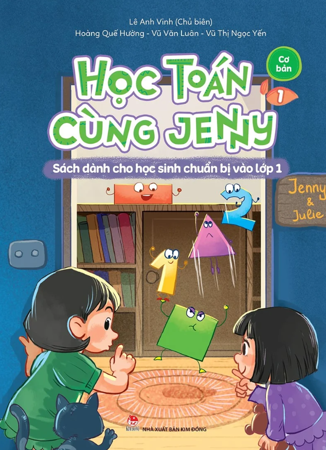 bộ học toán cùng jenny - sách dành cho học sinh chuẩn bị vào lớp 1 - bộ cơ bản - tập 1 - Ảnh 2