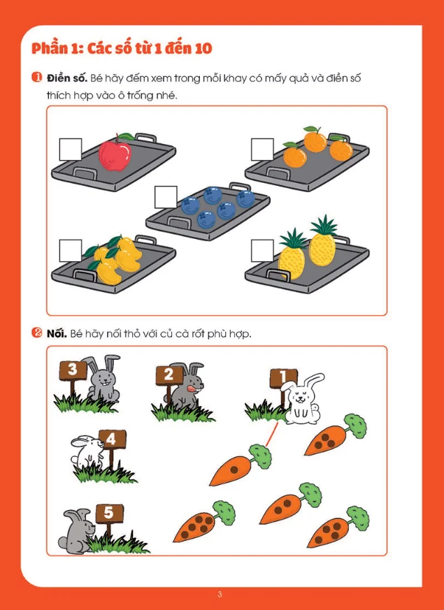 bộ học toán cùng jenny - sách dành cho học sinh chuẩn bị vào lớp 1 - bộ cơ bản - tập 1 - Ảnh 3