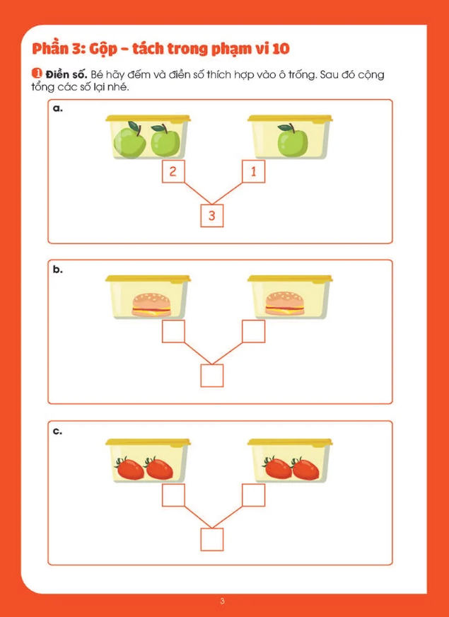 bộ học toán cùng jenny - sách dành cho học sinh chuẩn bị vào lớp 1 - bộ cơ bản - tập 2 - Ảnh 3