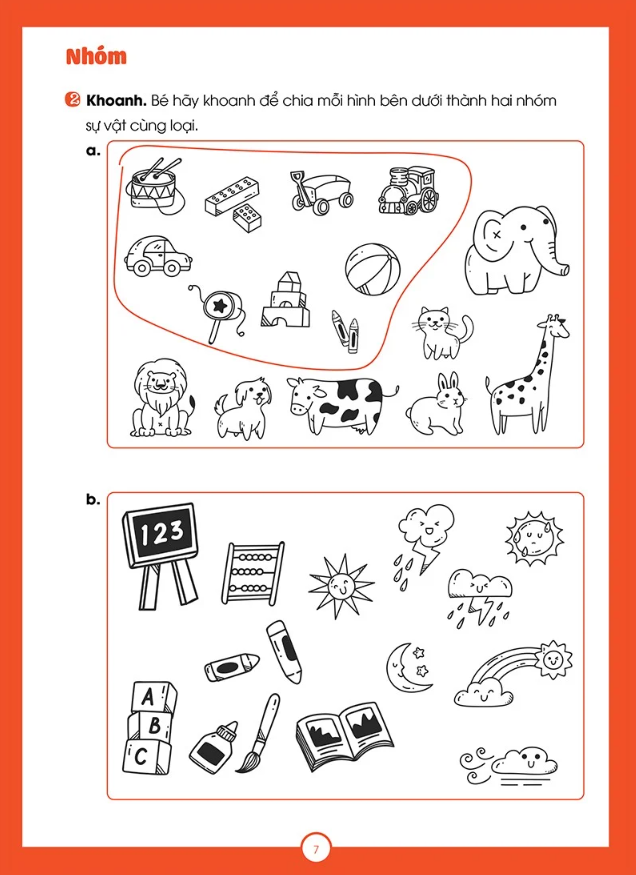 bộ học toán cùng jenny - sách dành cho học sinh chuẩn bị vào lớp 1 - bộ mở rộng - tập 1 - Ảnh 6