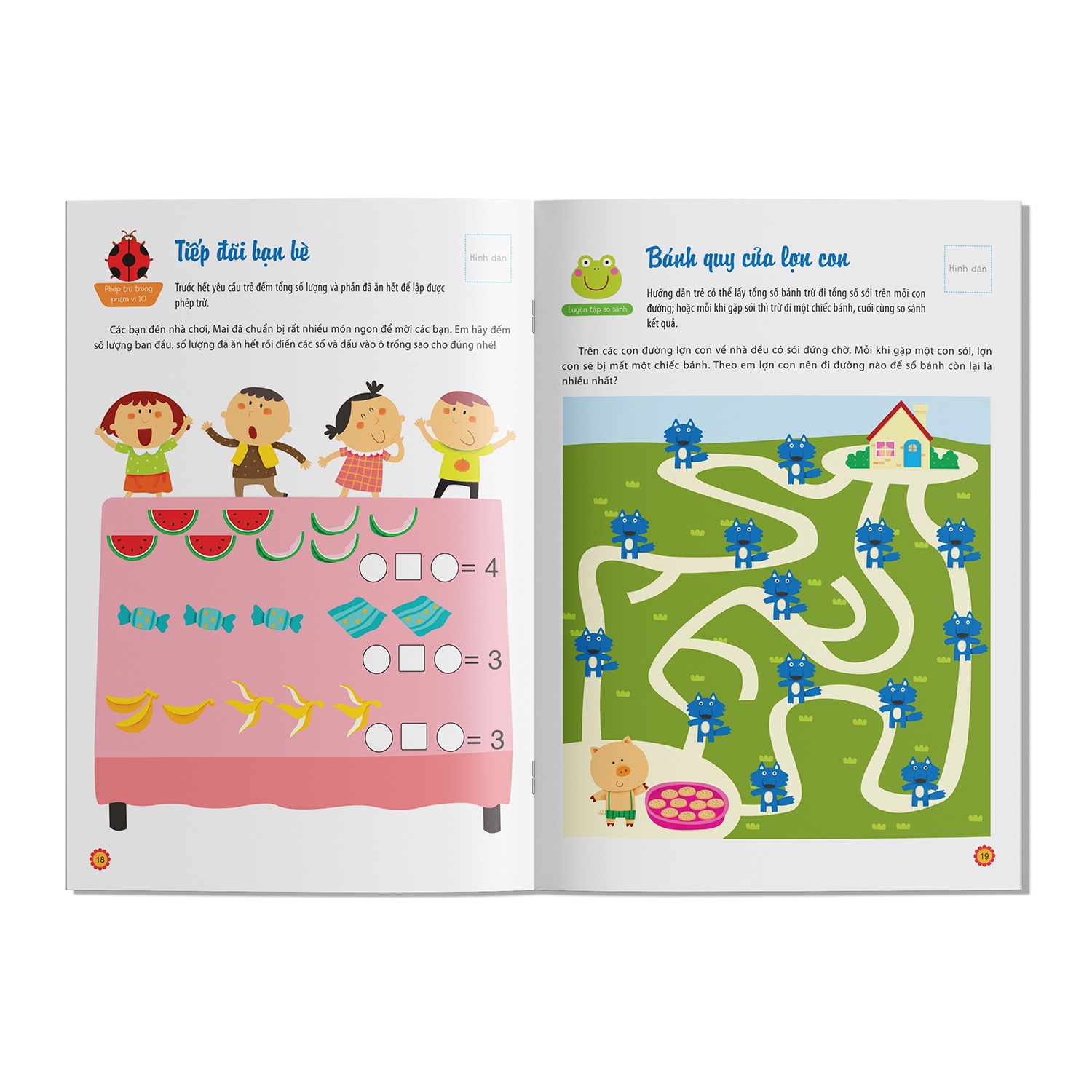 bộ học toán thật đơn giản: 4-5 tuổi - tập 2 - Ảnh 3