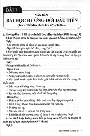 bộ học tốt ngữ văn 6 - tập 1 (theo sgk kết nối tri thức với cuộc sống) - Ảnh 3
