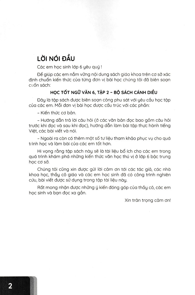 Bộ Học Tốt Ngữ Văn 6 - Tập 2 (Cánh Diều) - Ảnh 3
