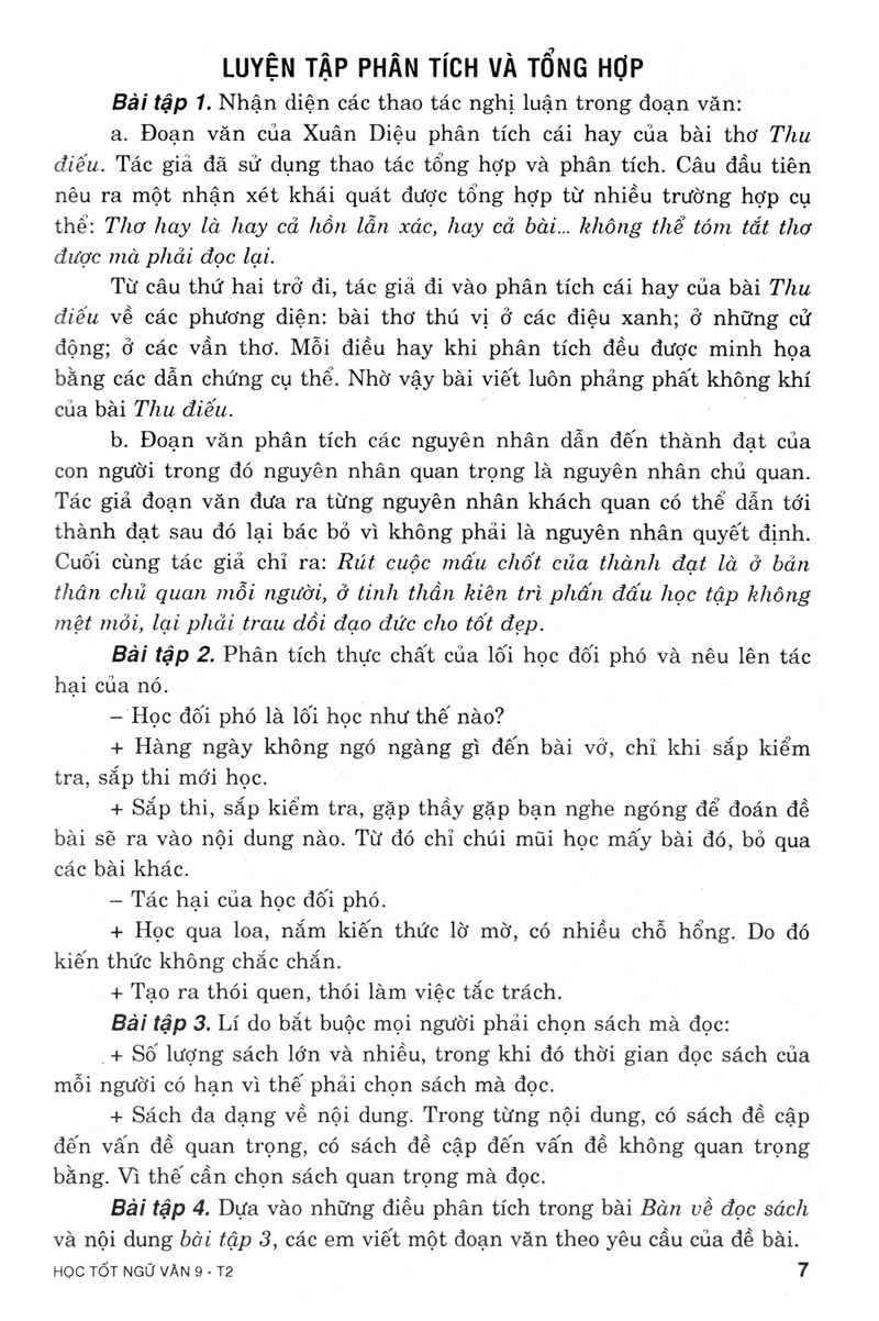 bộ học tốt ngữ văn 9 - tập 2 - Ảnh 7