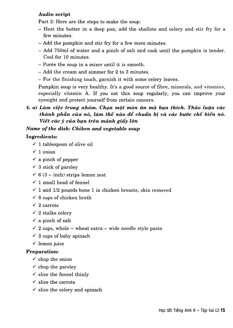 bộ học tốt tiếng anh 9 - tập 2 (pearson) - Ảnh 16