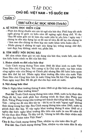 bộ học tốt tiếng việt 5 - tập 1 (tái bản có chỉnh lí lần thứ 9 theo chương trình giảm tải) - Ảnh 5