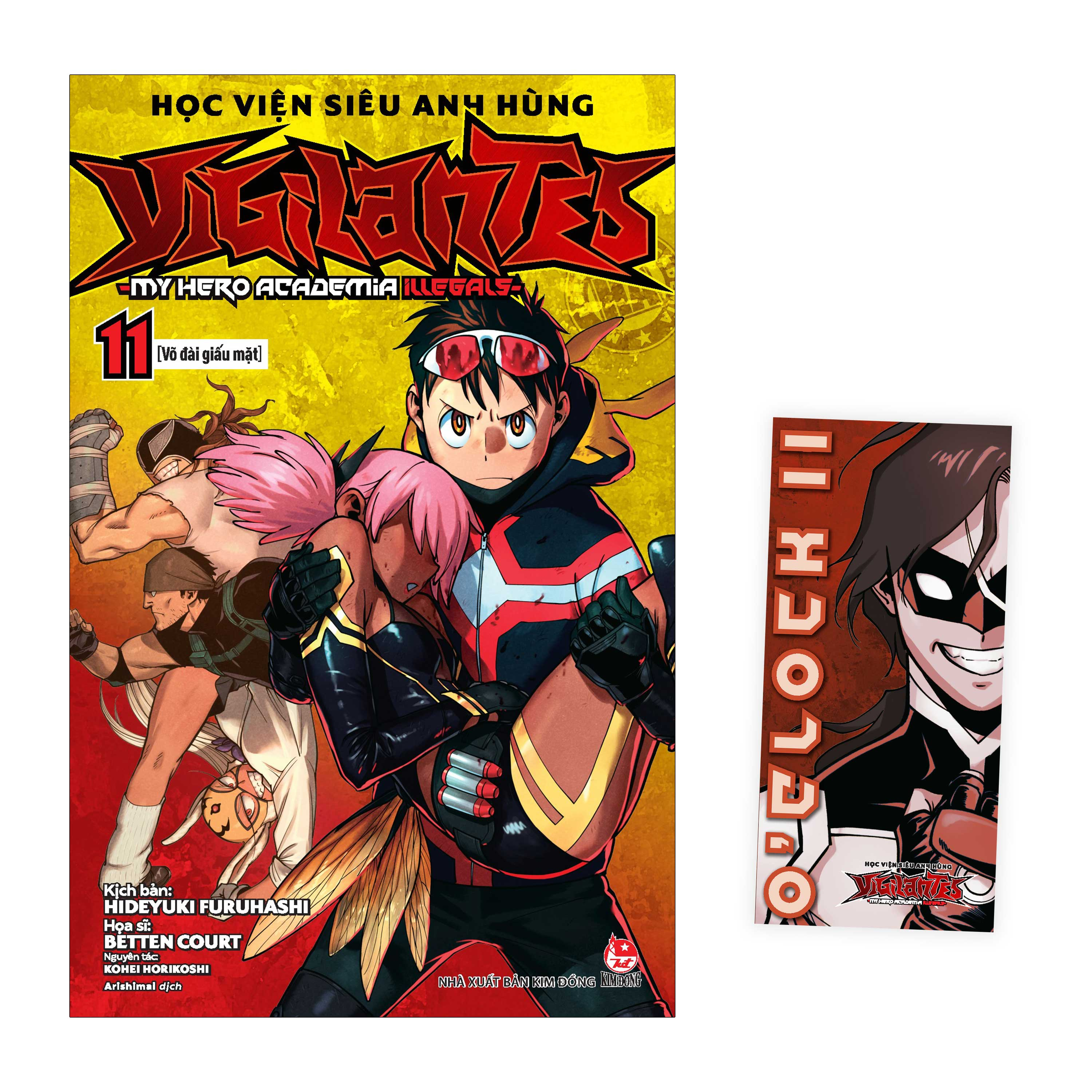 Bộ Học Viện Siêu Anh Hùng Vigilantes - My Hero Academia Illegals - Tập 11 - Võ Đài Giấu Mặt - Tặng Kèm Bookmark - Ảnh 2