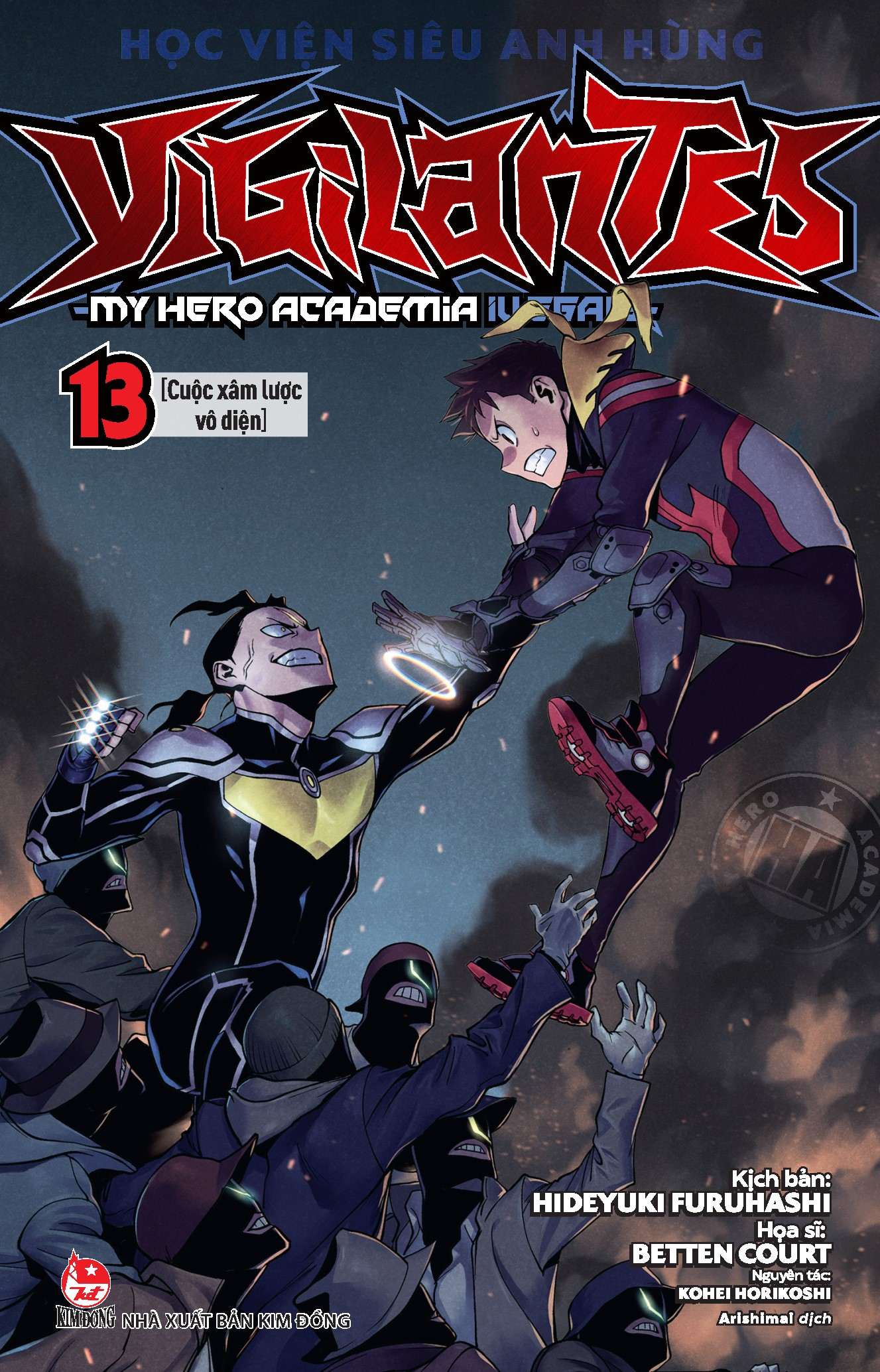 Bộ Học Viện Siêu Anh Hùng Vigilantes - My Hero Academia Illegals - Tập 13 - Cuộc Xâm Lược Vô Diện - Tặng Kèm Bookmark - Ảnh 3