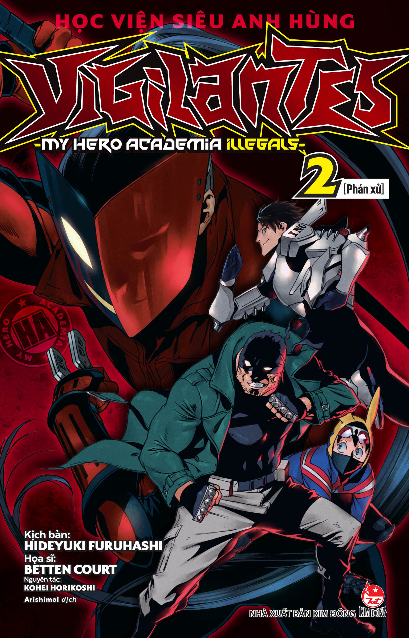 bộ học viện siêu anh hùng vigilantes - my hero academia illegals - tập 2 - phán xử - tặng kèm bookmark - Ảnh 2