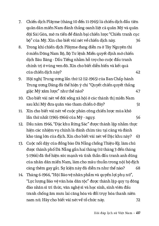 Bộ Hỏi Đáp Lịch Sử Việt Nam - Tập 9 - Từ Xuân Mậu Thân (1968) Đến Chiến Dịch Hồ Chí Minh (1965-1975) - Ảnh 15