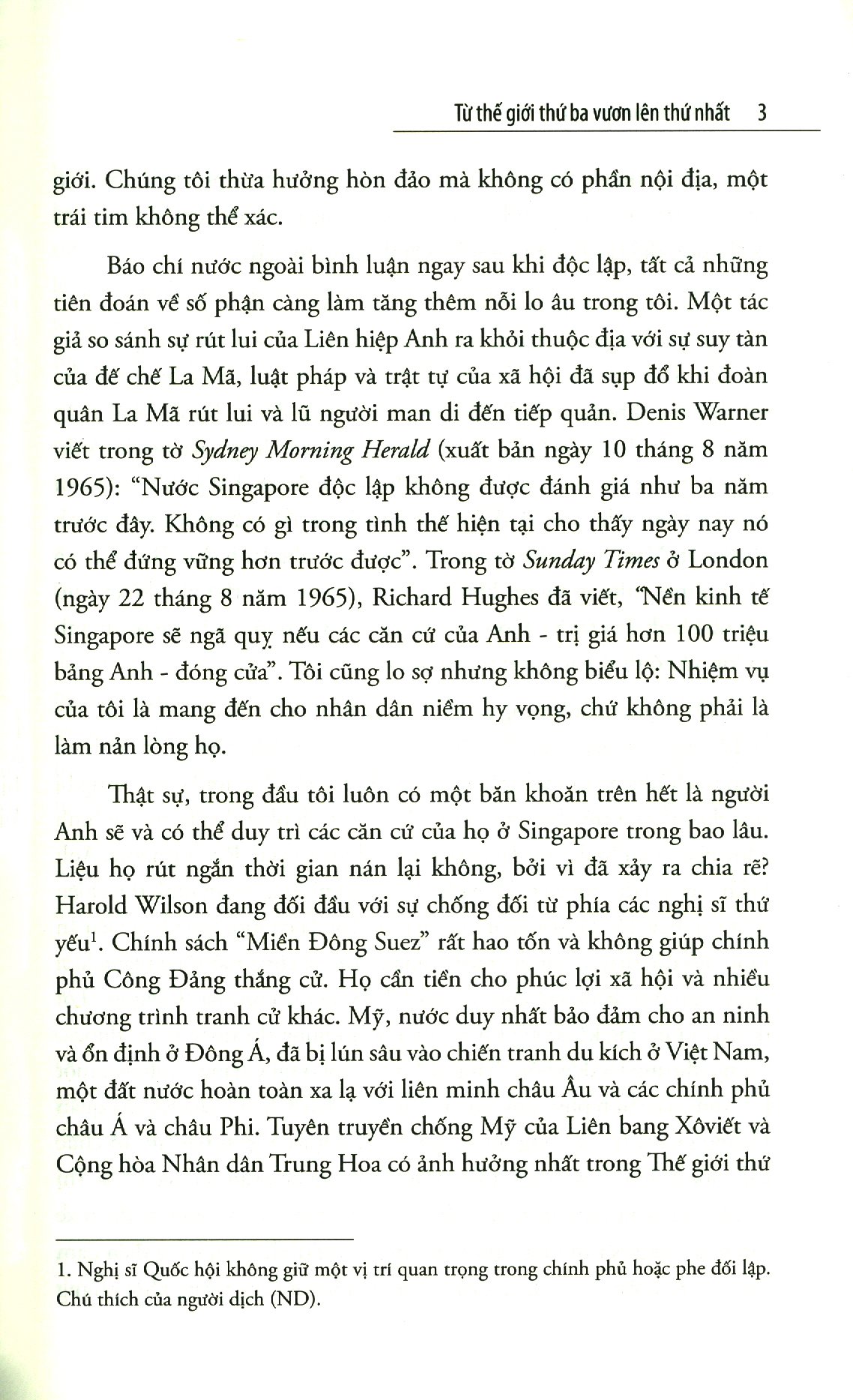 bộ hồi ký lý quang diệu - tập 2: từ thế giới thứ ba vươn lên thứ nhất (tái bản 2023) - Ảnh 3