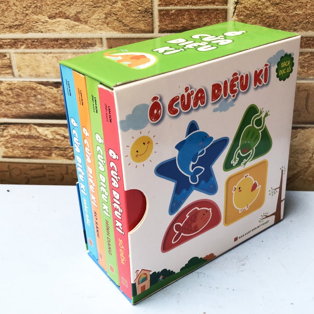 bộ hộp ô cửa kì diệu - (sách đục lỗ) (bộ 4 cuốn ) - Ảnh 3