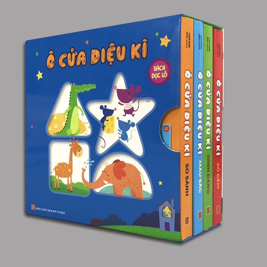 bộ hộp ô cửa kì diệu - (sách đục lỗ) (bộ 4 cuốn ) - Ảnh 4