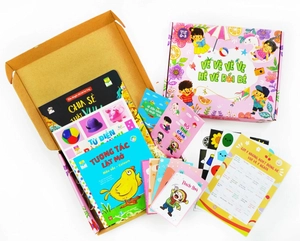 bộ hộp quà 1/6 - độ tuổi 0-3: ve vẻ vè ve - hè về rồi bé - Ảnh 5