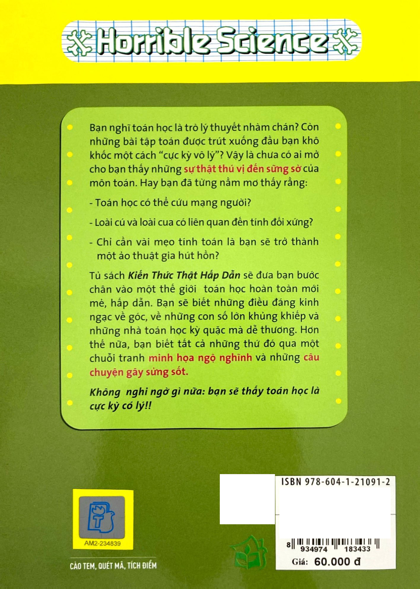 bộ horrible science: toán học độc đáo vô cùng - tập 2: những câu chuyện cực kỳ có lý (tái bản 2022) - Ảnh 7