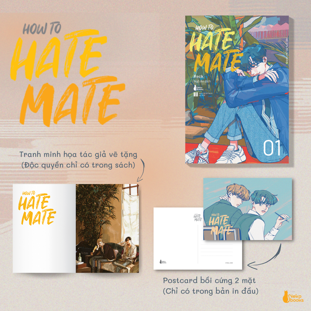 bộ how to hate mate - tập 1 - tặng kèm postcard - Ảnh 4