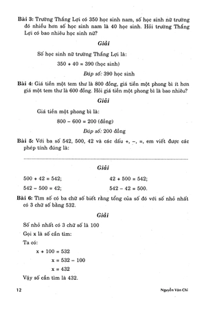 bộ hướng dẫn cách học và làm bài tập toán lớp 3 - tập 1 (tái bản 2016) - Ảnh 12