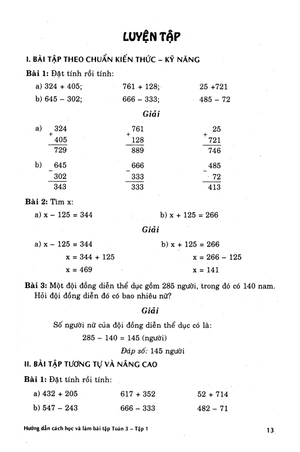 bộ hướng dẫn cách học và làm bài tập toán lớp 3 - tập 1 (tái bản 2016) - Ảnh 13