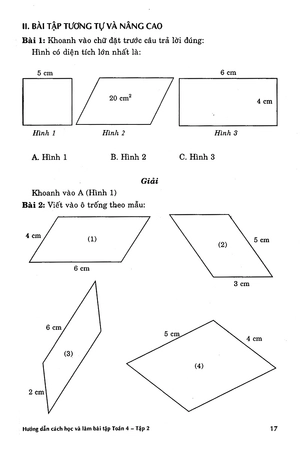 bộ hướng dẫn cách học và làm bài tập toán lớp 4 (tập 2) - Ảnh 16