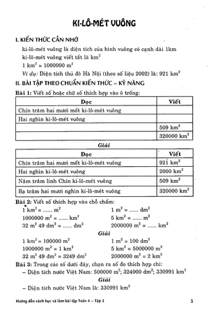 bộ hướng dẫn cách học và làm bài tập toán lớp 4 (tập 2) - Ảnh 4
