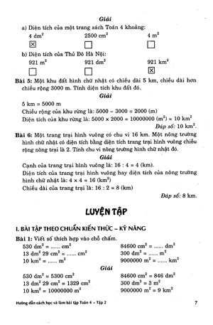 bộ hướng dẫn cách học và làm bài tập toán lớp 4 (tập 2) - Ảnh 6