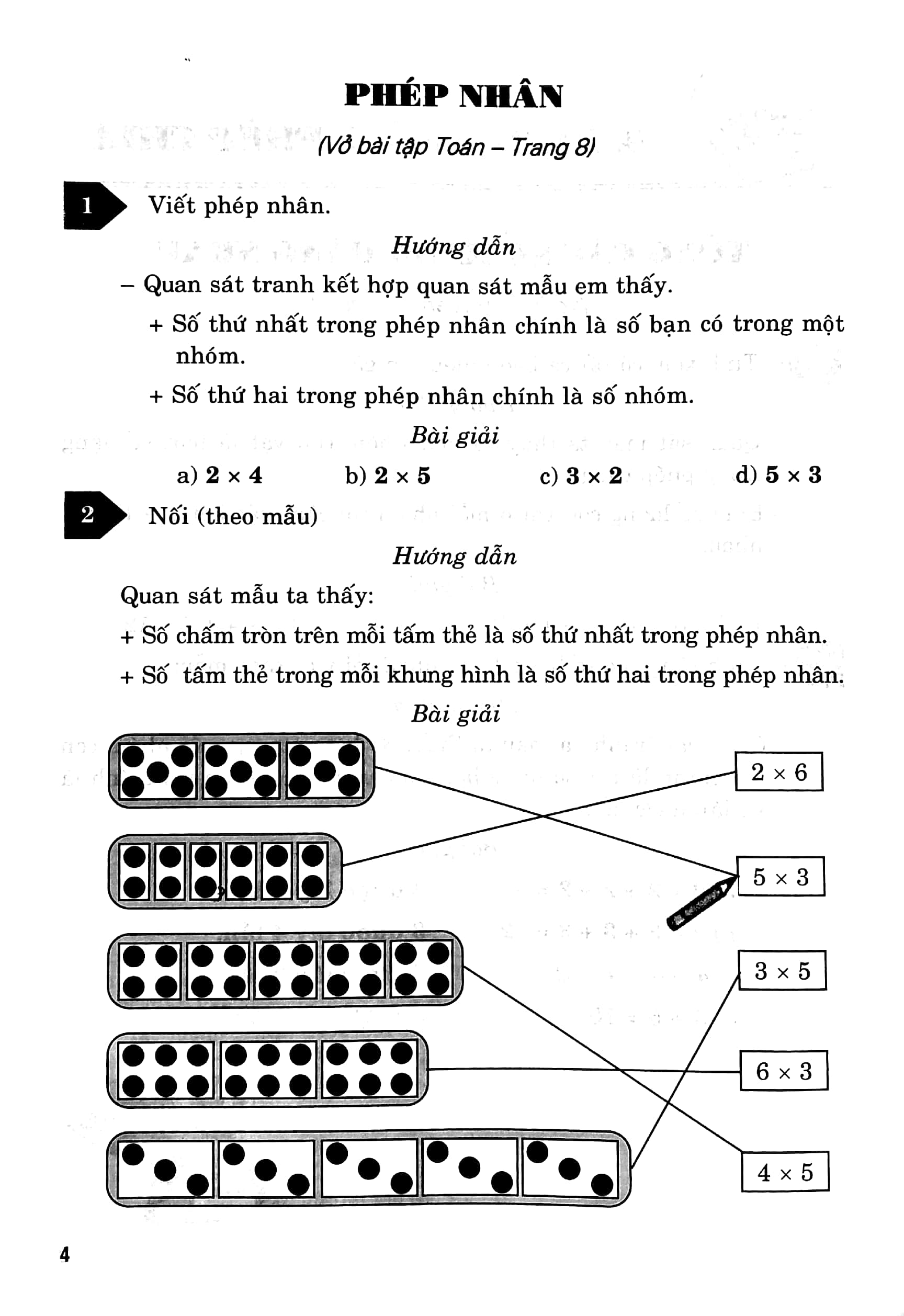 bộ hướng dẫn giải vở bài tập toán lớp 2 - tập 2 (chân trời sáng tạo) - Ảnh 6